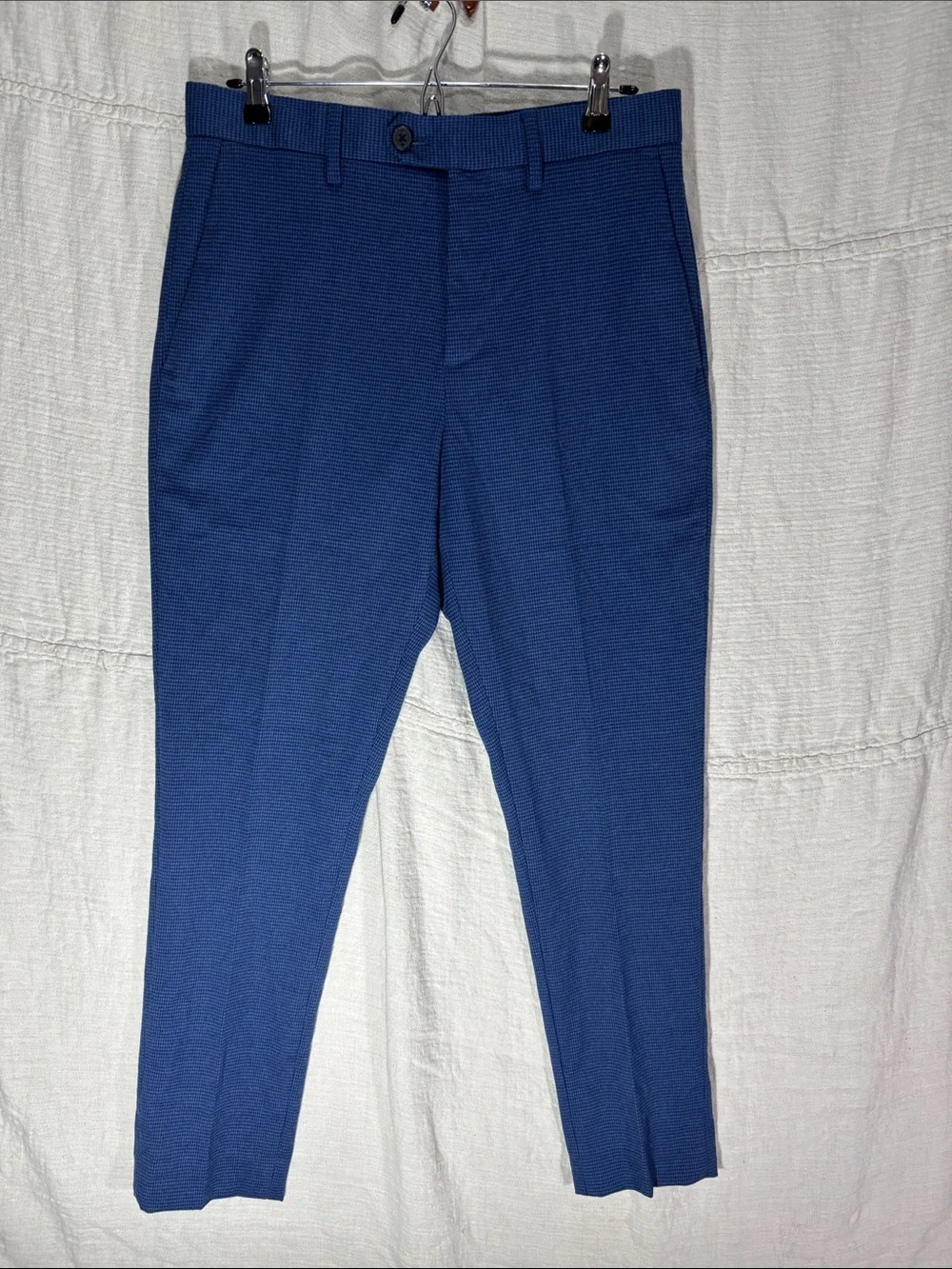 Banana Republic Men's Blue Tailored Stretch Chinos